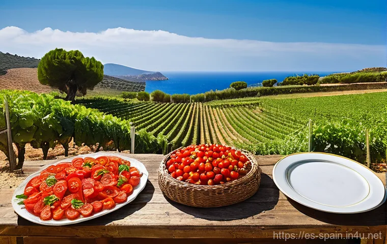 이비자와 마요르카 여행 정보 - **Prompt:** "A breathtaking panoramic view showcasing the diverse beauty of Mallorca. On one side, a...
