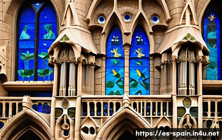 사그라다 파밀리아 건축 이야기 - **Prompt 1: The Luminous Nativity Façade at Dawn**
"A stunning, highly detailed architectural ph...